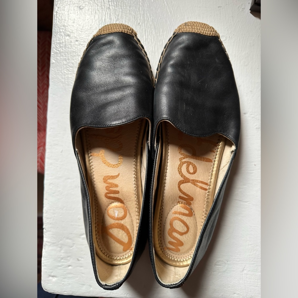 Sam Edelman Kesia Leather Padded Insole Espadrilles Size 10M